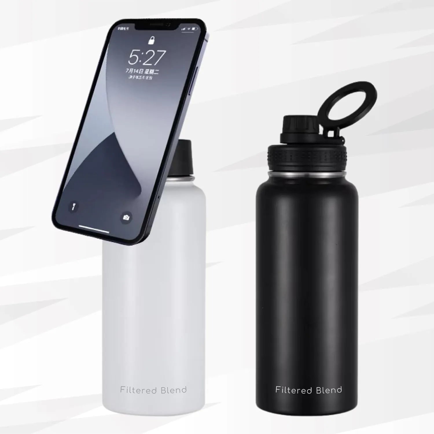 SelfieThermos™ – Gourde Isotherme avec Support Téléphone Magnétique | Bouteille 2-en-1 Design & Pratique